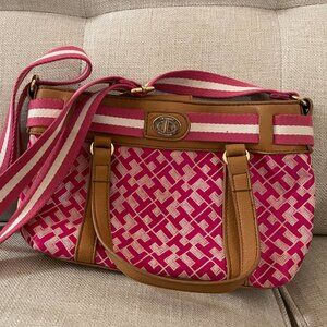 Y2K Tommy Hilfiger Pink Monogram Bag